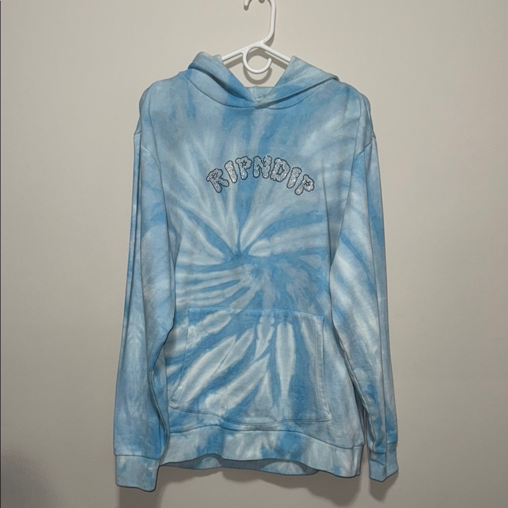 RIPNDIP Blue Tie-Dye Hoodie